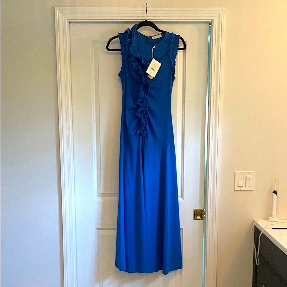 Ulla Johnson ruffle Blue Dress
